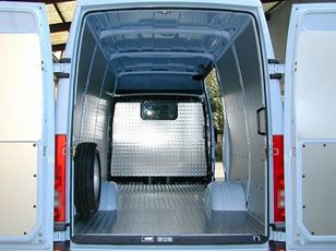 Daily Iveco in New Zealand with Floor Panel and Side Lining from Van Extras
